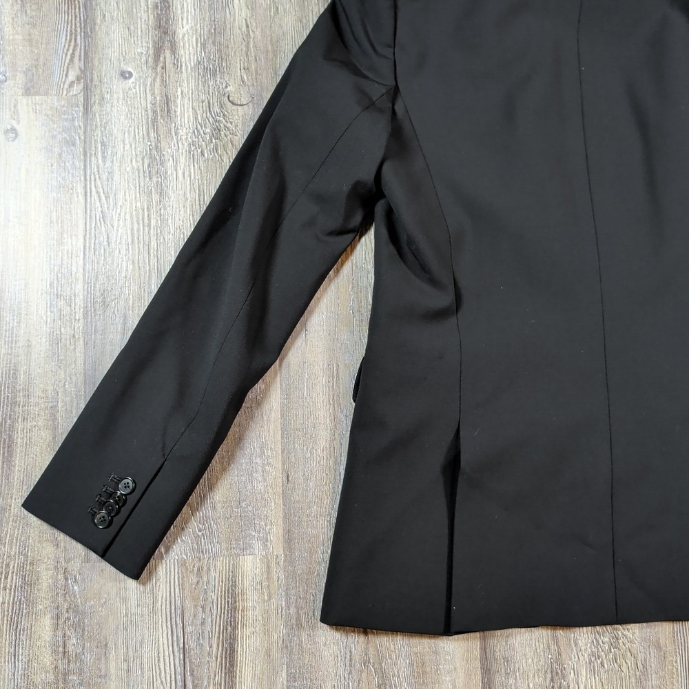 Veronica Beard Dickey Blazer Jacket Size 8 W/Heather Gray Drawstring Dickey - Picture 12 of 15